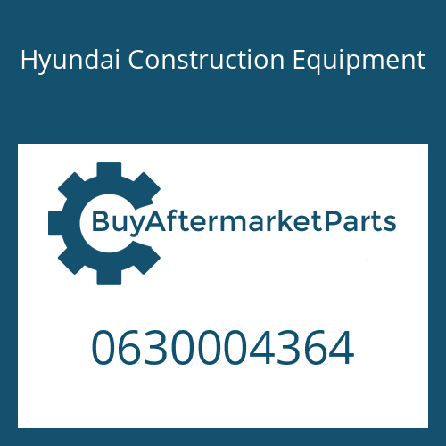 Hyundai Construction Equipment 0630004364 - SHIM PLATE