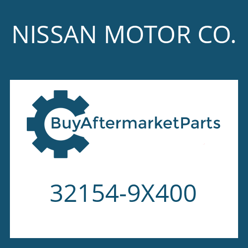 NISSAN MOTOR CO. 32154-9X400 - WASHER