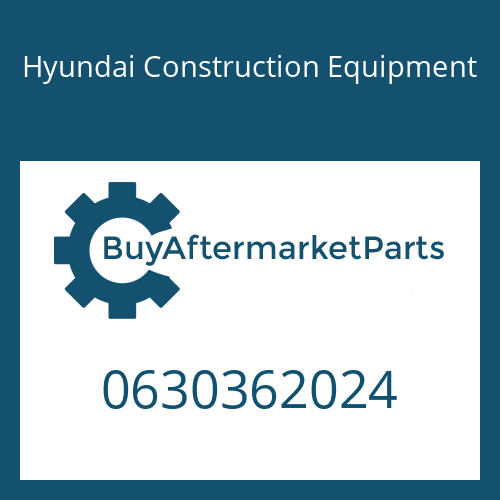 Hyundai Construction Equipment 0630362024 - DISC;SEALING