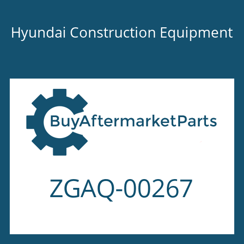 Hyundai Construction Equipment ZGAQ-00267 - DISC-SEALING