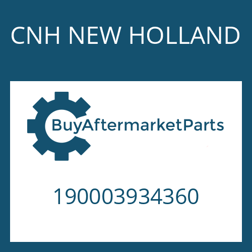 CNH NEW HOLLAND 190003934360 - RETAINING RING