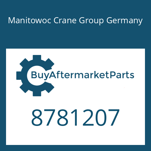 Manitowoc Crane Group Germany 8781207 - SNAP RING