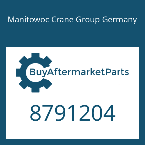 Manitowoc Crane Group Germany 8791204 - SNAP RING