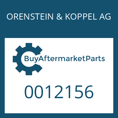ORENSTEIN & KOPPEL AG 0012156 - SNAP RING