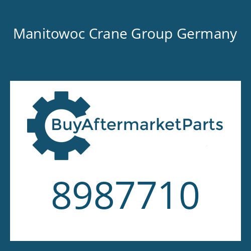 Manitowoc Crane Group Germany 8987710 - RETAINING RING