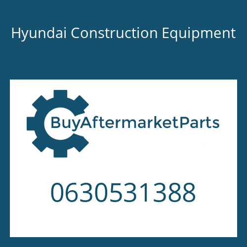 Hyundai Construction Equipment 0630531388 - CURVED RING