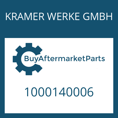 KRAMER WERKE GMBH 1000140006 - SLOT.PIN