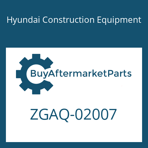 Hyundai Construction Equipment ZGAQ-02007 - PLUG