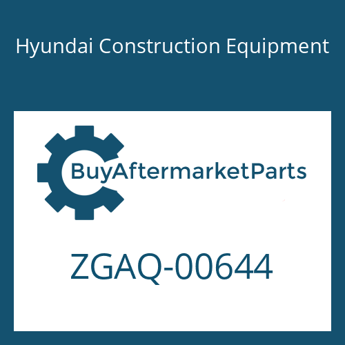 Hyundai Construction Equipment ZGAQ-00644 - KEY-FITTING