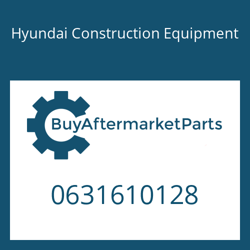 Hyundai Construction Equipment 0631610128 - SET SCREW