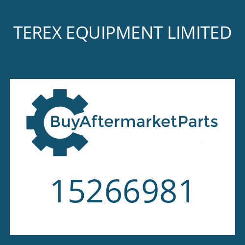 15266981 TEREX EQUIPMENT LIMITED CUP SPRING