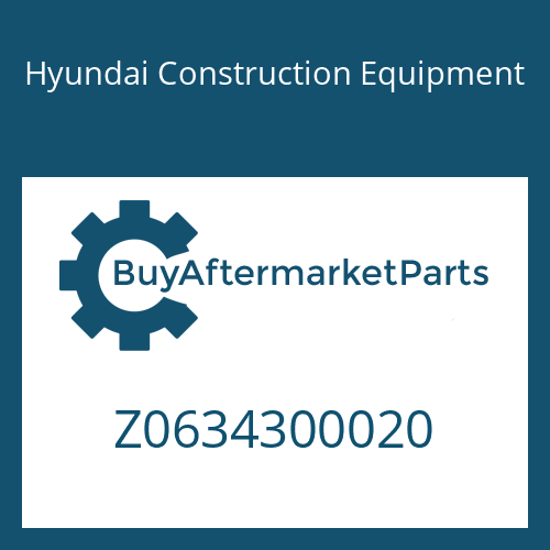 Hyundai Construction Equipment Z0634300020 - SHAFT SEAL