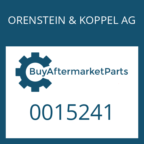 0015241 ORENSTEIN & KOPPEL AG SHAFT SEAL