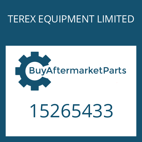 15265433 TEREX EQUIPMENT LIMITED O-RING