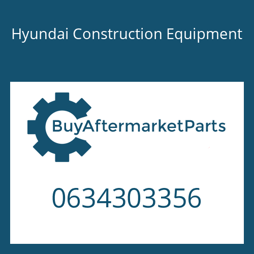 Hyundai Construction Equipment 0634303356 - O-RING