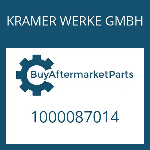 KRAMER WERKE GMBH 1000087014 - O-RING