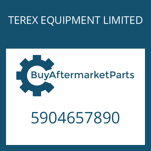 5904657890 TEREX EQUIPMENT LIMITED O-RING