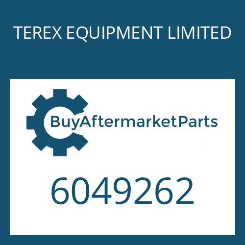 6049262 TEREX EQUIPMENT LIMITED O-RING