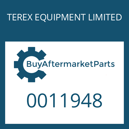 TEREX EQUIPMENT LIMITED 0011948 - O-RING