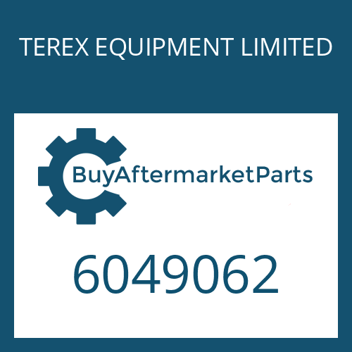 6049062 TEREX EQUIPMENT LIMITED O-RING