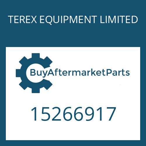 15266917 TEREX EQUIPMENT LIMITED O-RING