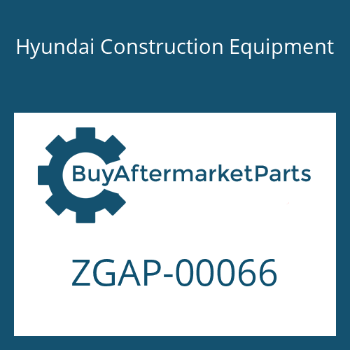Hyundai Construction Equipment ZGAP-00066 - PLUG