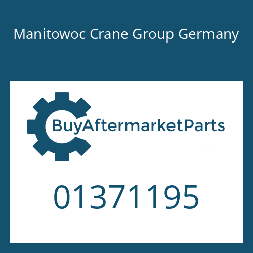 Manitowoc Crane Group Germany 01371195 - O-RING