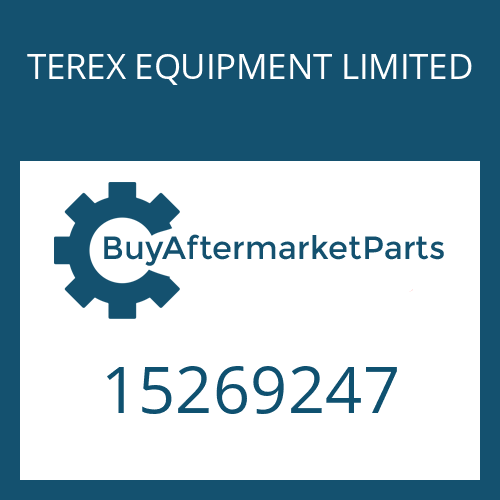 TEREX EQUIPMENT LIMITED 15269247 - O-RING