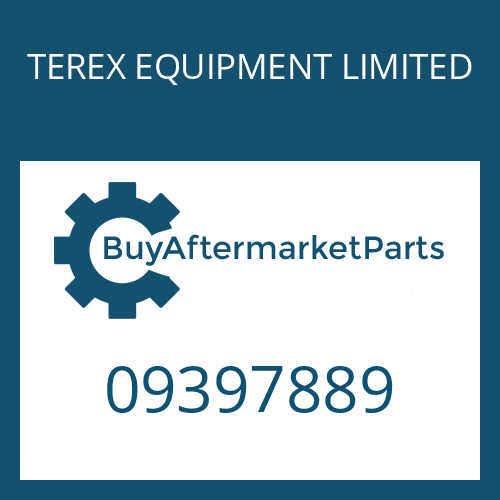 TEREX EQUIPMENT LIMITED 09397889 - O-RING