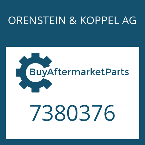 ORENSTEIN & KOPPEL AG 7380376 - O-RING