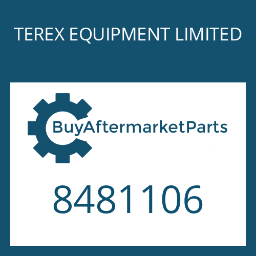 TEREX EQUIPMENT LIMITED 8481106 - O-RING