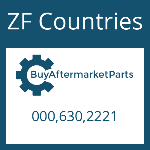 ZF Countries 000,630,2221 - O-RING