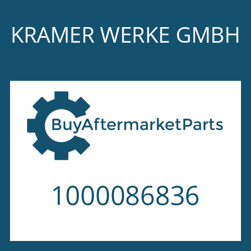 KRAMER WERKE GMBH 1000086836 - O-RING