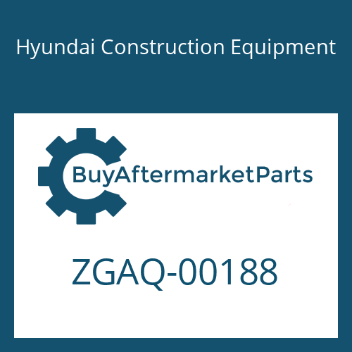 Hyundai Construction Equipment ZGAQ-00188 - SEAL