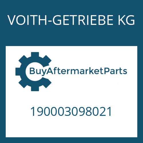 190003098021 VOITH-GETRIEBE KG SEALING RING