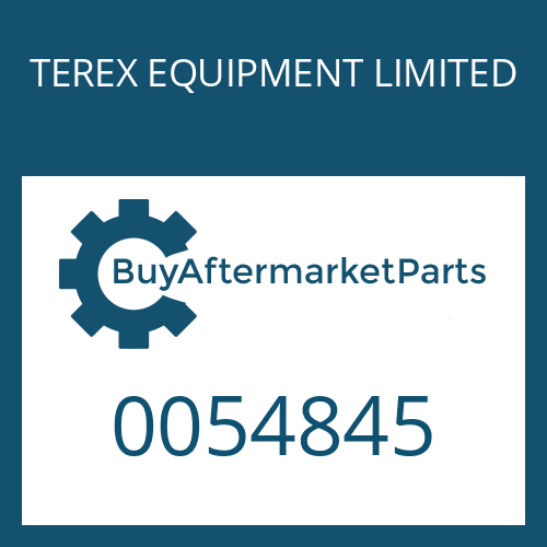 TEREX EQUIPMENT LIMITED 0054845 - SEALING RING