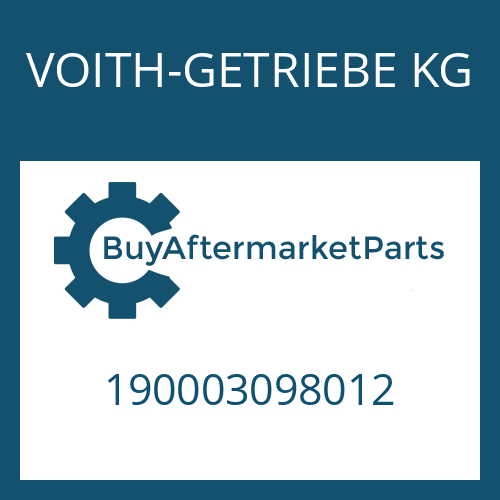 VOITH-GETRIEBE KG 190003098012 - SEALING RING