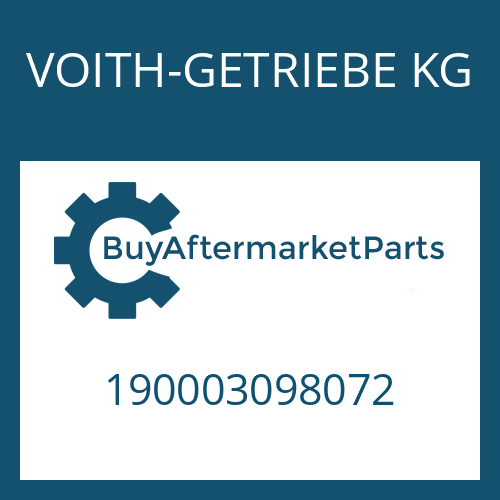 190003098072 VOITH-GETRIEBE KG SEALING RING
