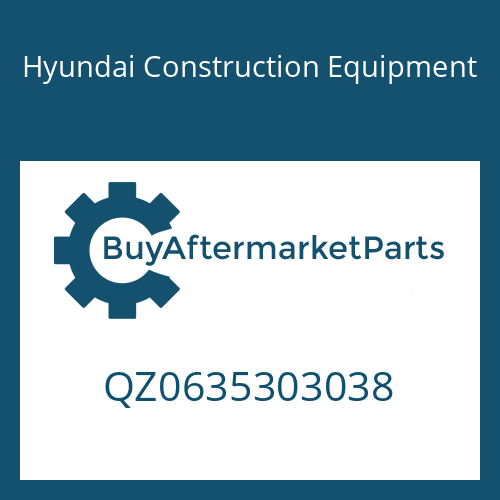 Hyundai Construction Equipment QZ0635303038 - NEEDLE SLEEVE