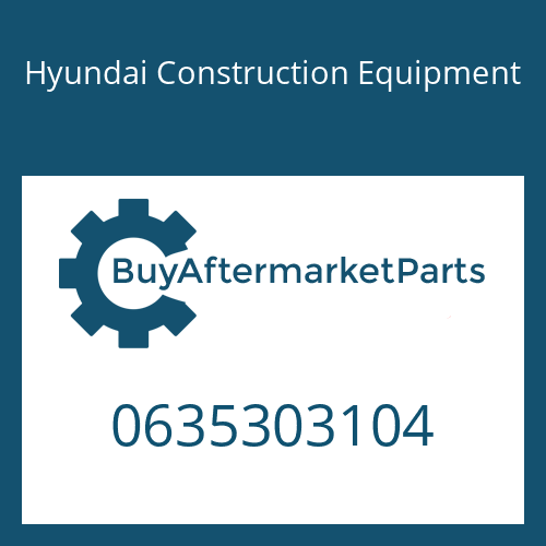 Hyundai Construction Equipment 0635303104 - NEEDLE SLEEVE