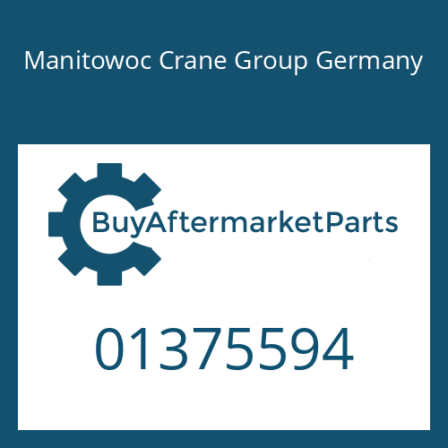 01375594 Manitowoc Crane Group Germany NEEDLE SLEEVE