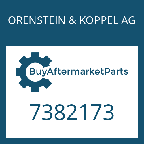 ORENSTEIN & KOPPEL AG 7382173 - HOUSING DISK