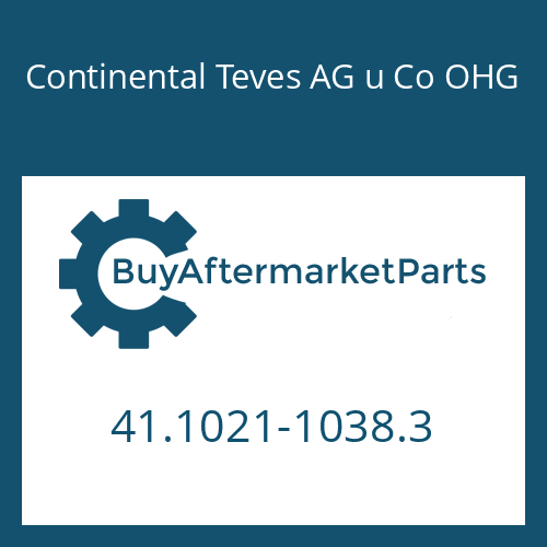 Continental Teves AG u Co OHG 41.1021-1038.3 - HEXAGON SCREW