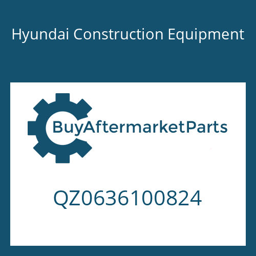 Hyundai Construction Equipment QZ0636100824 - SCREW PLUG
