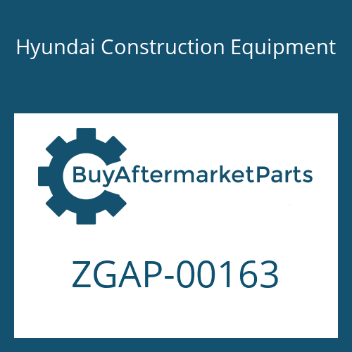 Hyundai Construction Equipment ZGAP-00163 - SCREW