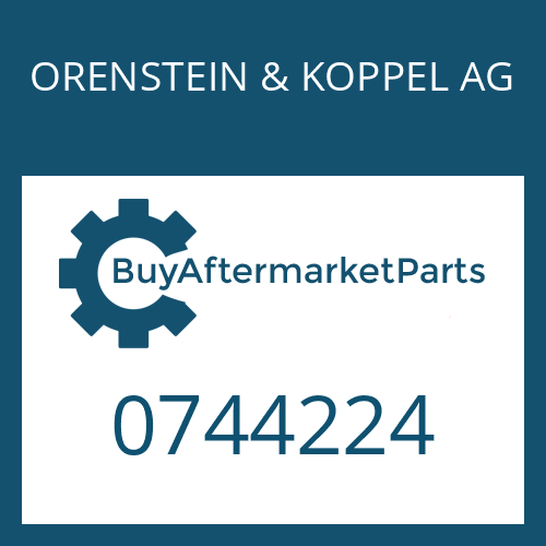 ORENSTEIN & KOPPEL AG 0744224 - SCREW PLUG