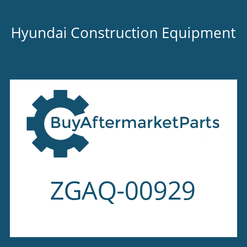 Hyundai Construction Equipment ZGAQ-00929 - PLUG-SCREW