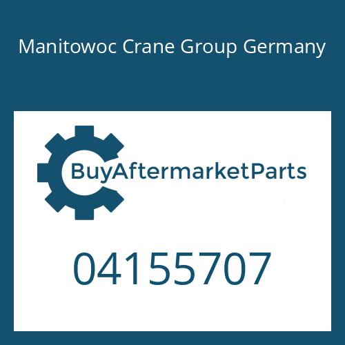 04155707 Manitowoc Crane Group Germany SCREW PLUG