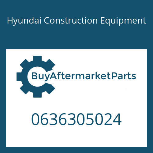 Hyundai Construction Equipment 0636305024 - SCREW PLUG
