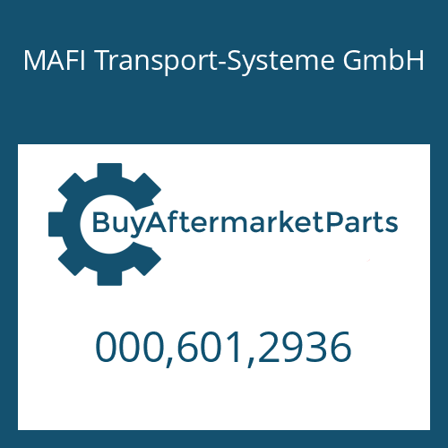 MAFI Transport-Systeme GmbH 000,601,2936 - HEXAGON NUT